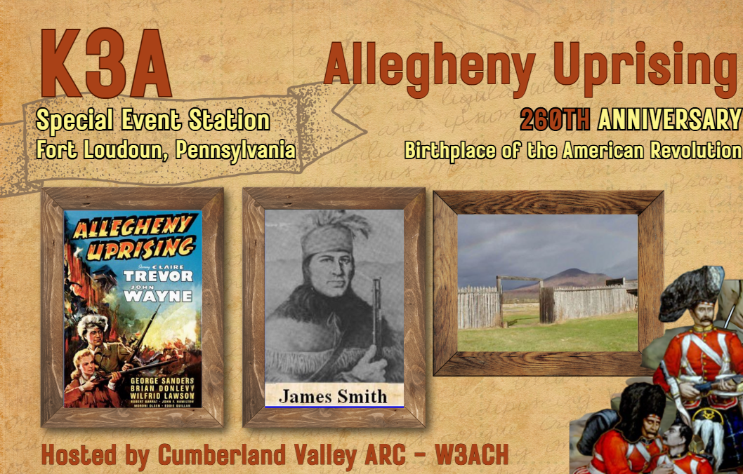 K3A Fort Loudoun QSL Card